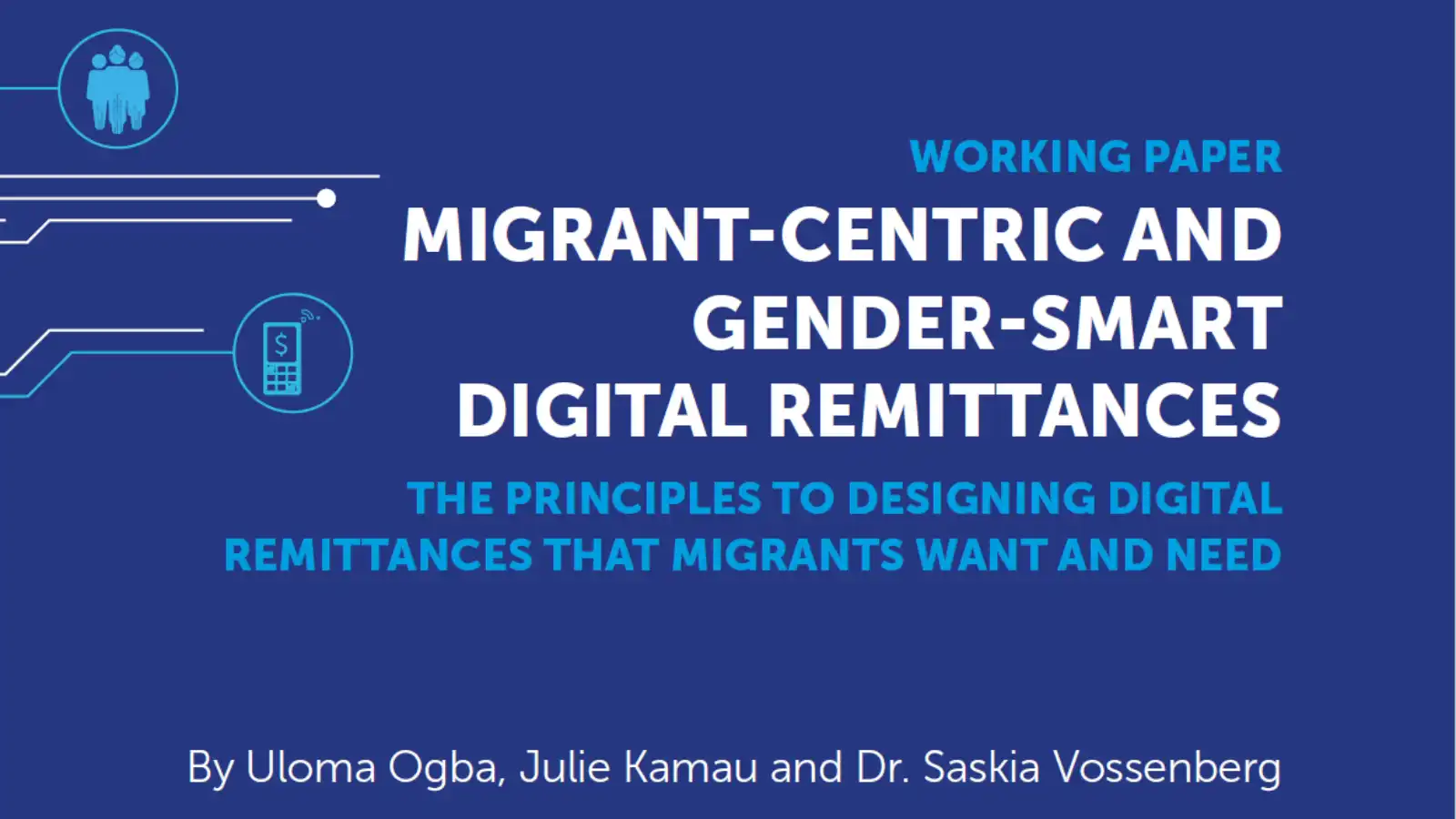 Designing Gender-Smart and Migrant-Centric Digital Remittances